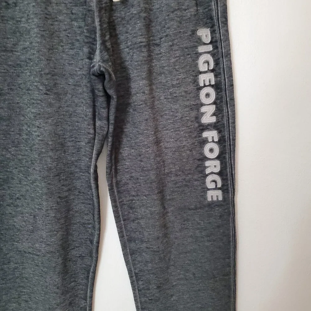 Hard Rock Cafe Pigeon Forge Size XL Gray Sweatpants Pockets Drawstring Waist - Picture 3 of 9